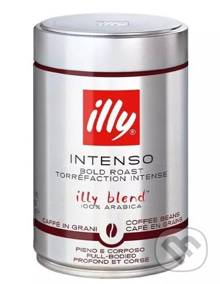 Kávy a čaje: illy Káva zrnková Intenso (Illy). Illy Kávy a čaje: illy Káva zrnková Intenso (Illy). Illy