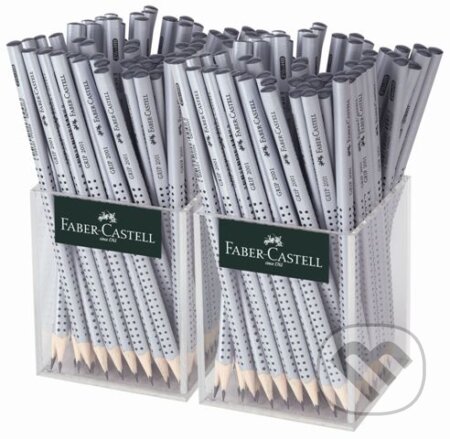 Grafitová ceruzka Grip 2001 strieborné, stojančeky 72+72 ks (Faber-Castell). Faber-Castell Grafitová ceruzka Grip 2001 strieborné, stojančeky 72+72 ks (Faber-Castell). Faber-Castell