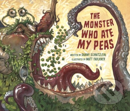Kniha: The Monster Who Ate My Peas (Danny Schnitzlein). Peachtree, 2026 Kniha: The Monster Who Ate My Peas (Danny Schnitzlein). Peachtree, 2026