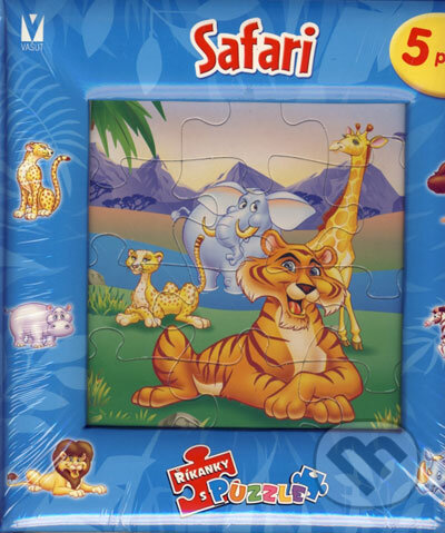 Kniha: Říkanky s puzzle - Safari (Vašut). Vašut, 2007 Kniha: Říkanky s puzzle - Safari (Vašut). Vašut, 2007