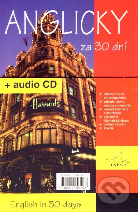 Kniha: Anglicky za 30 dní + audio CD (Joshi Pankaj a Pavlína Šamalíková). INFOA, 2007 Kniha: Anglicky za 30 dní + audio CD (Joshi Pankaj a Pavlína Šamalíková). INFOA, 2007