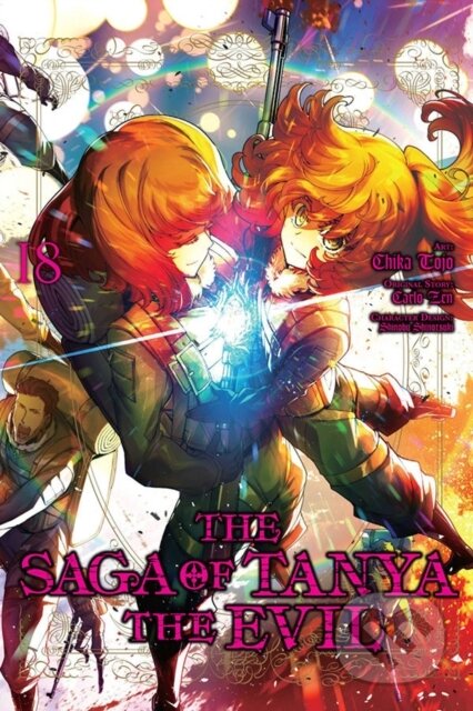 Kniha: The Saga of Tanya the Evil, Vol. 18 (manga) (Carlo Zen, Shinobu Shinotsuki, Rochelle Gancio, Richard Tobin a Chika Tojo). Yen Press, 2023 Kniha: The Saga of Tanya the Evil, Vol. 18 (manga) (Carlo Zen, Shinobu Shinotsuki, Rochelle Gancio, Richard Tobin a Chika Tojo). Yen Press, 2023