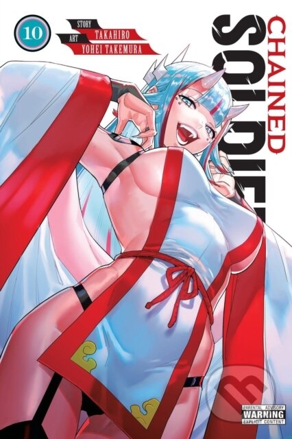 Kniha: Chained Soldier, Vol. 10 (Brandon Bovia, Yohei Takemura, Takahiro Takahiro a Christine Dashiell). Yen Press, 2025 Kniha: Chained Soldier, Vol. 10 (Brandon Bovia, Yohei Takemura, Takahiro Takahiro a Christine Dashiell). Yen Press, 2025