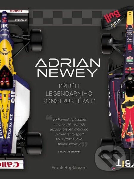 Kniha: Adrian Newey (Frank Hopkinson). Slovart CZ, 2026 Kniha: Adrian Newey (Frank Hopkinson). Slovart CZ, 2026