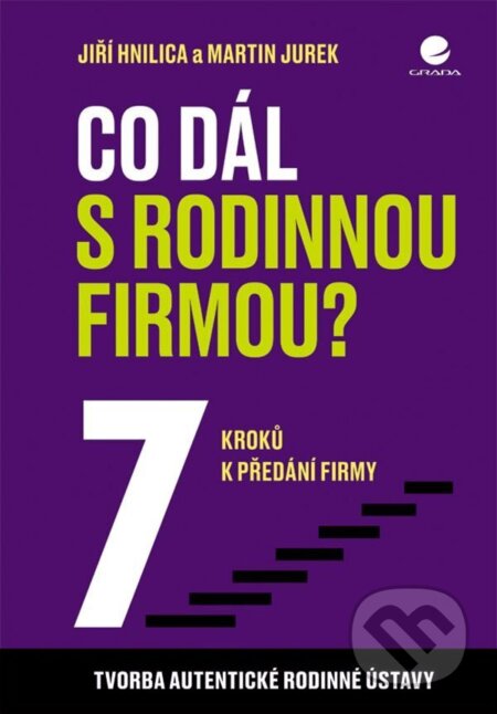 Kniha: Co dál s rodinnou firmou? (Jiří Hnilica a Martin Jurek). Grada, 2026 Kniha: Co dál s rodinnou firmou? (Jiří Hnilica a Martin Jurek). Grada, 2026
