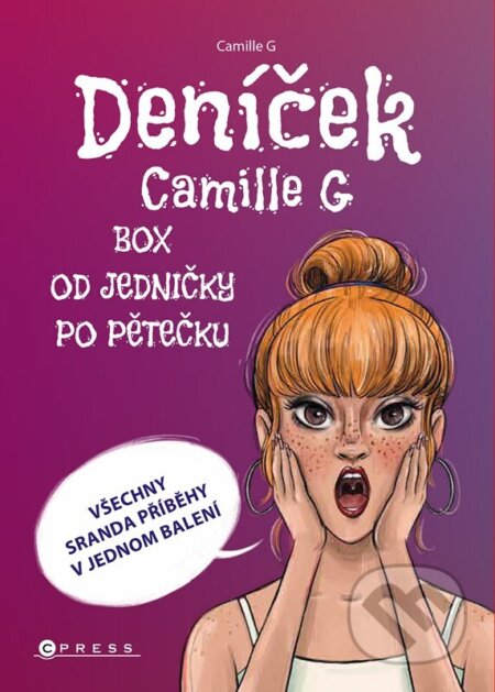 Kniha: Deníček Camille G box: Od Jedničky po Pětečku (Camille G). CPRESS, 2026 Kniha: Deníček Camille G box: Od Jedničky po Pětečku (Camille G). CPRESS, 2026