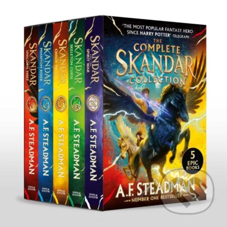 Kniha: The Complete Skandar Collection (A.F. Steadman). Simon & Schuster, 2026 Kniha: The Complete Skandar Collection (A.F. Steadman). Simon & Schuster, 2026