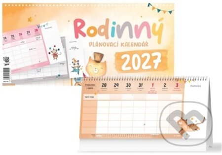 Rodinný plánovací kalendář 2027 - stolní kalendář (MFP). MFP, 2026 Rodinný plánovací kalendář 2027 - stolní kalendář (MFP). MFP, 2026