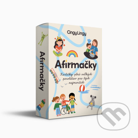 Společenská hra: Afirmačky (Cingy Lingy). Cingy Lingy, 2026 Společenská hra: Afirmačky (Cingy Lingy). Cingy Lingy, 2026