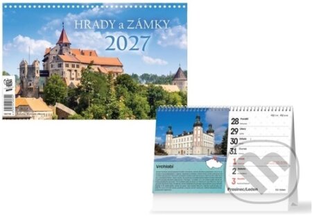 Hrady a zámky 2027 - stolní kalendář (MFP). MFP, 2026 Hrady a zámky 2027 - stolní kalendář (MFP). MFP, 2026