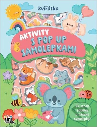 Kniha: Aktivity s pop-up samolepkami: Roztomilá zvířátka (Jiří Models). Jiří Models, 2026 Kniha: Aktivity s pop-up samolepkami: Roztomilá zvířátka (Jiří Models). Jiří Models, 2026