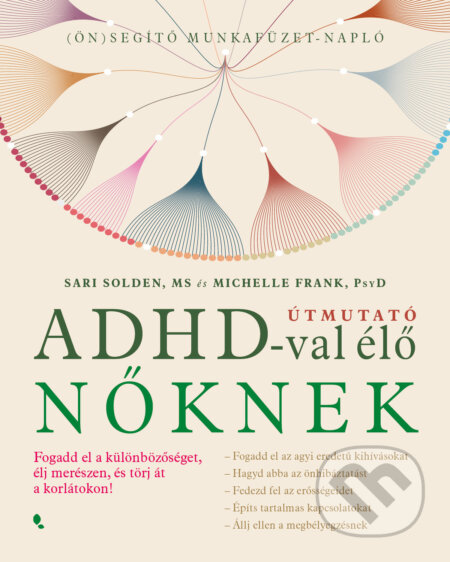 Kniha: Útmutató ADHD-val élő nőknek (Sari Solden a Michelle Frank). Jaffa Kiadó, 2022 Kniha: Útmutató ADHD-val élő nőknek (Sari Solden a Michelle Frank). Jaffa Kiadó, 2022