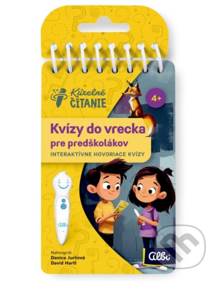 Kúzelné čítanie: Kvízy do vrecka pre predškolákov (Katarína Kočutová). Albi, 2026 Kúzelné čítanie: Kvízy do vrecka pre predškolákov (Katarína Kočutová). Albi, 2026