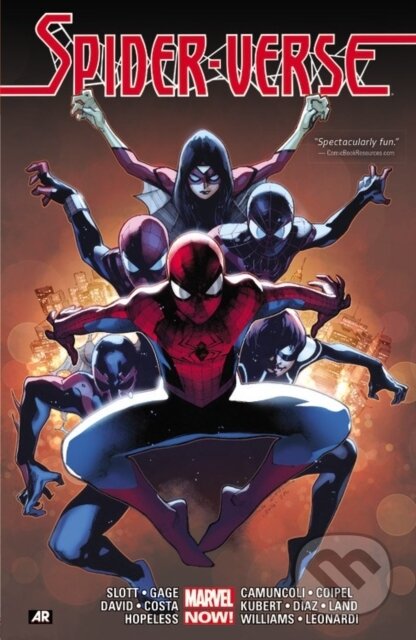 Kniha: Spider-Verse (Christos Gage a Dan Slott). Marvel, 2016 Kniha: Spider-Verse (Christos Gage a Dan Slott). Marvel, 2016