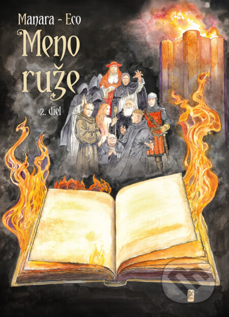 Kniha: Meno ruže 2. diel (komiks) (Umberto Eco). Slovart, 2026 Kniha: Meno ruže 2. diel (komiks) (Umberto Eco). Slovart, 2026