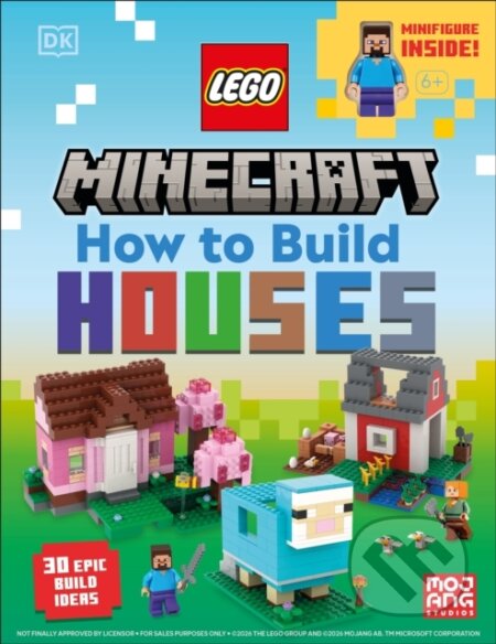 Kniha: How to Build LEGO Minecraft Houses (Jessica Farrell). Dorling Kindersley, 2026 Kniha: How to Build LEGO Minecraft Houses (Jessica Farrell). Dorling Kindersley, 2026