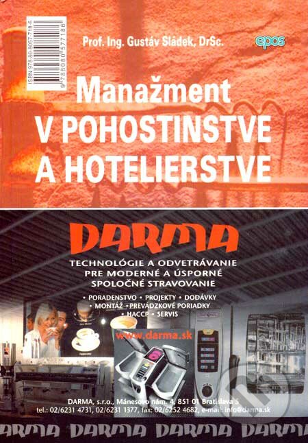 Manažment v pohostinstve a hotelierstve - Gustáv Sládek, Epos, 2007