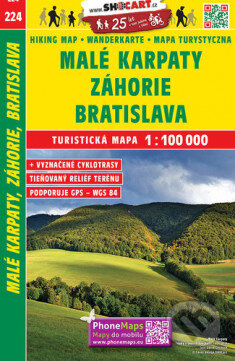 Malé Karpaty, Záhorie, Bratislava 1:100 000 (SHOCart). SHOCart, 2019 Malé Karpaty, Záhorie, Bratislava 1:100 000 (SHOCart). SHOCart, 2019