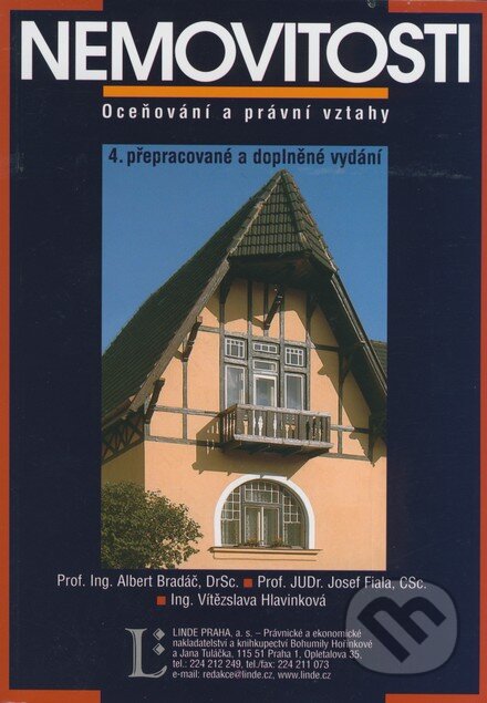 Kniha: Nemovitosti (Albert Bradáč). Linde, 2007 Kniha: Nemovitosti (Albert Bradáč). Linde, 2007