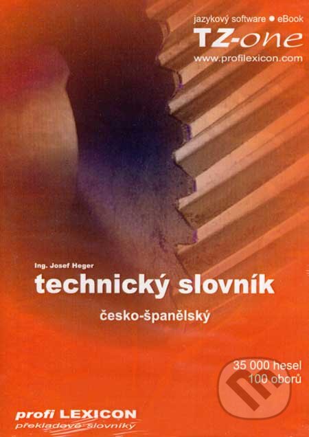 Technický slovník česko-španělský na CD - Josef Heger, TZ-one, 2005
