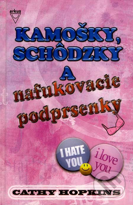 Kniha: Kamošky, schôdzky a nafukovacie podprsenky (Cathy Hopkins). Arkus, 2007 Kniha: Kamošky, schôdzky a nafukovacie podprsenky (Cathy Hopkins). Arkus, 2007