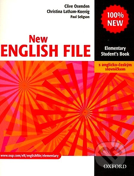 Kniha: New English File - Elementary - Student´s Book (Oxford University Press). Oxford University Press, 2007 Kniha: New English File - Elementary - Student´s Book (Oxford University Press). Oxford University Press, 2007