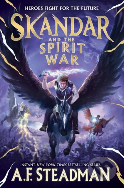 Kniha: Skandar and the Spirit War (A.F. Steadman). Simon & Schuster Books for Young Readers, 2026 Kniha: Skandar and the Spirit War (A.F. Steadman). Simon & Schuster Books for Young Readers, 2026
