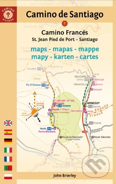Kniha: Camino de Santiago Maps (John Brierley). Camino Guides, 2023 Kniha: Camino de Santiago Maps (John Brierley). Camino Guides, 2023