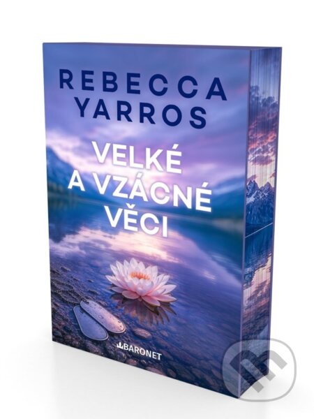 Kniha: Velké a vzácné věci (Rebecca Yarros). Baronet, 2026 Kniha: Velké a vzácné věci (Rebecca Yarros). Baronet, 2026