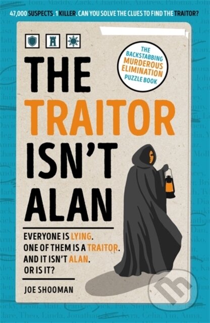 Kniha: The Traitor Isn't Alan (Joe Shooman). Bonnier Books, 2026 Kniha: The Traitor Isn't Alan (Joe Shooman). Bonnier Books, 2026