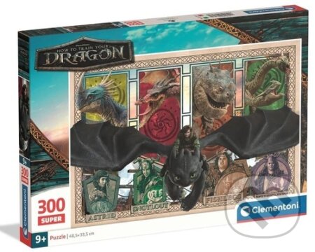 Puzzle: Puzzle Jak vycvičit draka SUPER (Clementoni). Clementoni, 2026 Puzzle: Puzzle Jak vycvičit draka SUPER (Clementoni). Clementoni, 2026