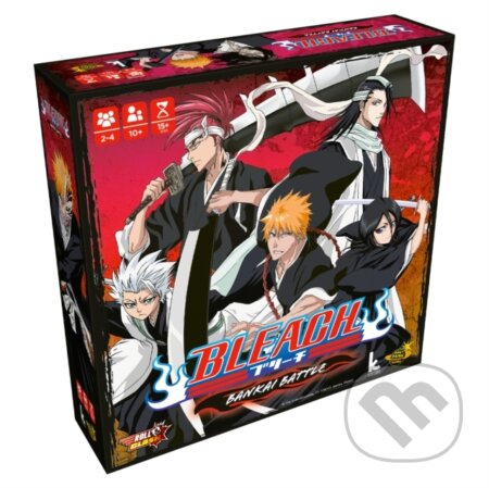 Společenská hra: BLEACH - Bankai Battle (Roll & Clash) (Don't Panic Games). Tokyopop, 2026 Společenská hra: BLEACH - Bankai Battle (Roll & Clash) (Don't Panic Games). Tokyopop, 2026