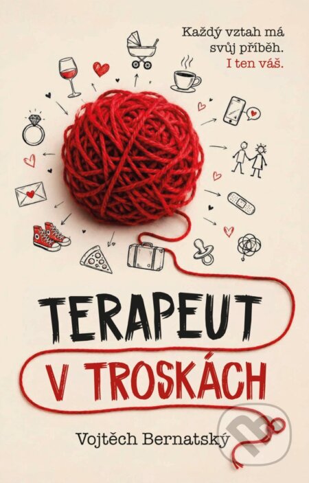 Kniha: Terapeut v troskách (Vojtěch Bernatský). Rosier, 2026 Kniha: Terapeut v troskách (Vojtěch Bernatský). Rosier, 2026