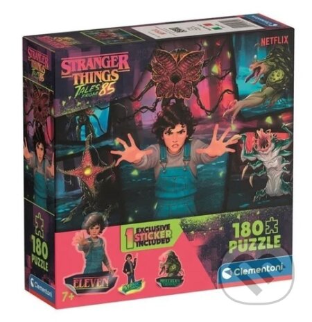 Puzzle: Puzzle Stranger Things Tales from 85 Nepřátelé (Clementoni). Clementoni, 2026 Puzzle: Puzzle Stranger Things Tales from 85 Nepřátelé (Clementoni). Clementoni, 2026