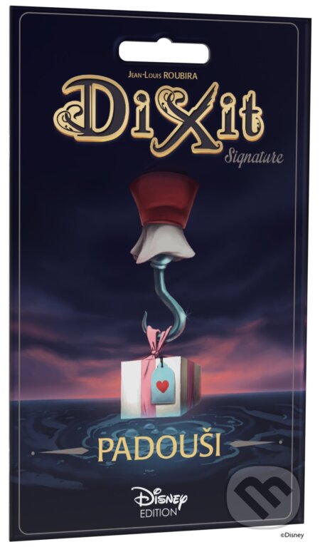 Společenská hra: Dixit Signature: Disney Padouši (mini rozšírenie) (Asmodee Czech Republic). Asmodee Czech Republic, 2026 Společenská hra: Dixit Signature: Disney Padouši (mini rozšírenie) (Asmodee Czech Republic). Asmodee Czech Republic, 2026