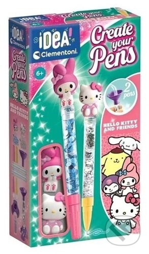 Společenská hra: IDEA Kreativní sada pro výrobu per Hello Kitty a My Melody (Clementoni). Clementoni, 2026 Společenská hra: IDEA Kreativní sada pro výrobu per Hello Kitty a My Melody (Clementoni). Clementoni, 2026