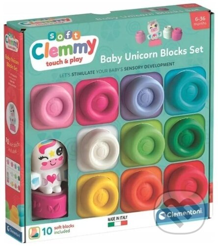 Spoločenská hra: Soft Clemmy Sada 10 měkkých kostek (Clementoni). Clementoni, 2026 Spoločenská hra: Soft Clemmy Sada 10 měkkých kostek (Clementoni). Clementoni, 2026