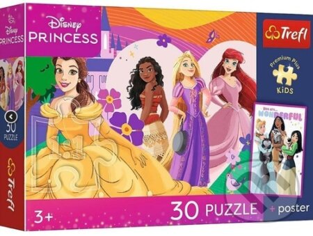 Puzzle: Puzzle Premium Plus Kids Disney Princess Přátelství (Trefl). Trefl, 2026 Puzzle: Puzzle Premium Plus Kids Disney Princess Přátelství (Trefl). Trefl, 2026