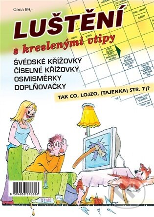 Kniha: Luštění s kreslenými vtipy (Luděk Schneider). Agrofin, 2026 Kniha: Luštění s kreslenými vtipy (Luděk Schneider). Agrofin, 2026