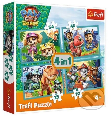 Puzzle: Puzzle Tlapková patrola Dinosauří film (Trefl). Trefl, 2026 Puzzle: Puzzle Tlapková patrola Dinosauří film (Trefl). Trefl, 2026