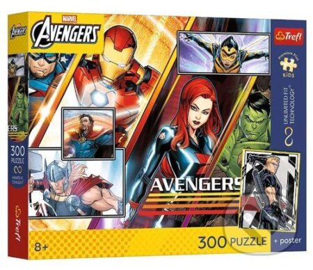 Puzzle: Puzzle Premium Plus Kids Avengers Síla týmu (Trefl). Trefl, 2026 Puzzle: Puzzle Premium Plus Kids Avengers Síla týmu (Trefl). Trefl, 2026