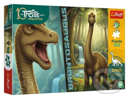 Puzzle: Puzzle Dino World Brontosurus 100 dílků (Trefl). Trefl, 2026 Puzzle: Puzzle Dino World Brontosurus 100 dílků (Trefl). Trefl, 2026