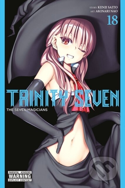 Kniha: Trinity Seven, Vol. 18 (Akinari Nao, Kenji Saito, Christine Dashiell a Anthony Quintessenza). Yen Press, 2019 Kniha: Trinity Seven, Vol. 18 (Akinari Nao, Kenji Saito, Christine Dashiell a Anthony Quintessenza). Yen Press, 2019