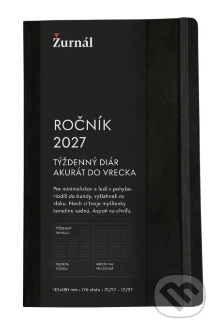 Kniha: Ročník 2027 - čierny (Žurnál). Žurnál, 2026 Kniha: Ročník 2027 - čierny (Žurnál). Žurnál, 2026