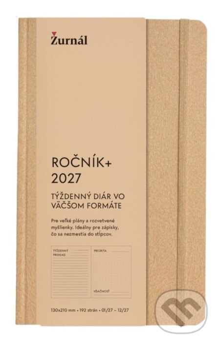 Kniha: Ročník plus 2027 - béžový (Žurnál). Žurnál, 2026 Kniha: Ročník plus 2027 - béžový (Žurnál). Žurnál, 2026
