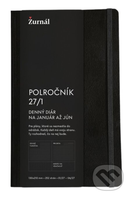 Kniha: Polročník 27/1 - čierny (Žurnál). Žurnál, 2026 Kniha: Polročník 27/1 - čierny (Žurnál). Žurnál, 2026
