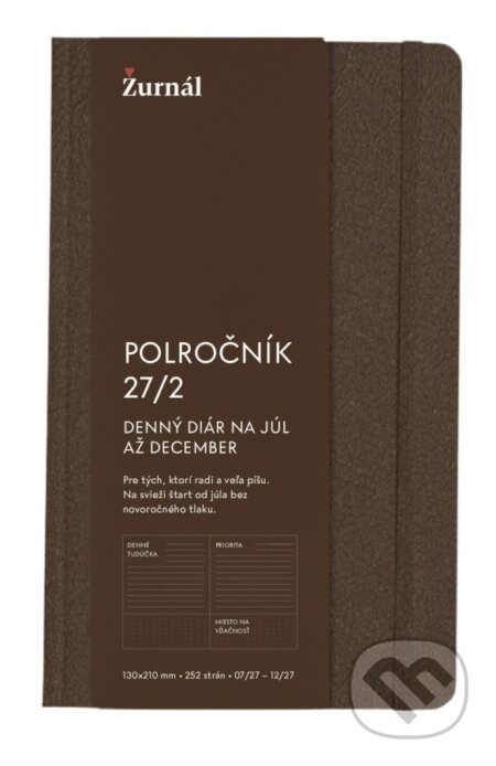 Kniha: Polročník 27/2 - hnedý (Žurnál). Žurnál, 2026 Kniha: Polročník 27/2 - hnedý (Žurnál). Žurnál, 2026