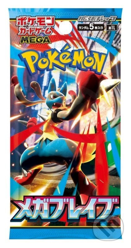 Společenská hra: Pokémon TCG: Mega Brave - Booster (japonský) (Pokemon). Pokemon Společenská hra: Pokémon TCG: Mega Brave - Booster (japonský) (Pokemon). Pokemon