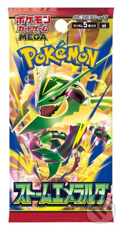 Společenská hra: Pokémon TCG: Storm Emeralda - Booster (japonský) (Pokemon). Pokemon, 2026 Společenská hra: Pokémon TCG: Storm Emeralda - Booster (japonský) (Pokemon). Pokemon, 2026
