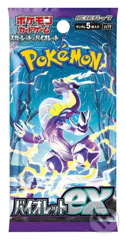 Společenská hra: Pokémon TCG: Violet ex - Booster (japonský) (Pokemon). Pokemon, 2023 Společenská hra: Pokémon TCG: Violet ex - Booster (japonský) (Pokemon). Pokemon, 2023